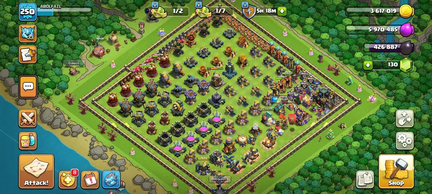 اکانت کلش اف کلنز|کنسول، بازی ویدئویی و آنلاین|سیرجان, |دیوار