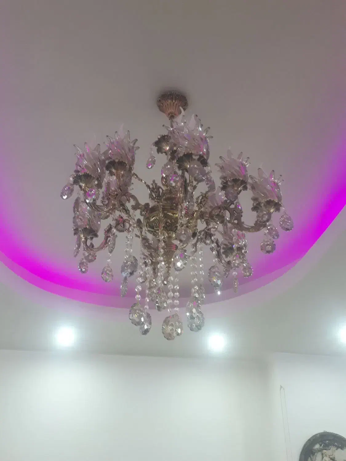 لوستر برنجی اصل|لوستر و چراغ آویز|نسیم‌شهر, |دیوار