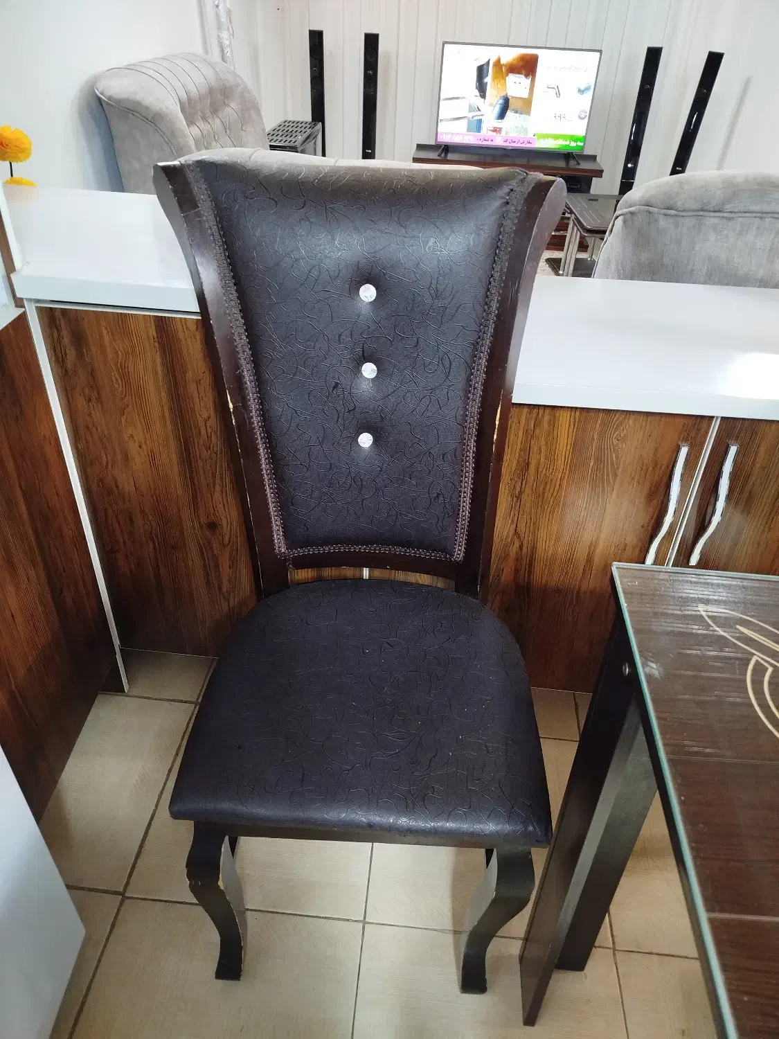 میزنهارخوری چهارنفره|میز و صندلی غذاخوری|ماهدشت, |دیوار