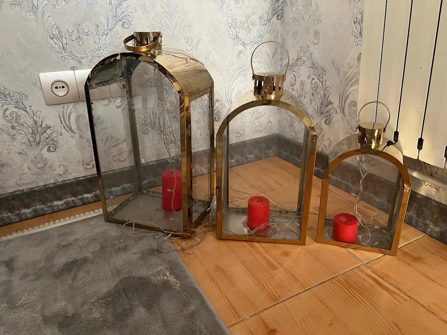 فانوس دکوری|چراغ خواب و آباژور|همدان, |دیوار