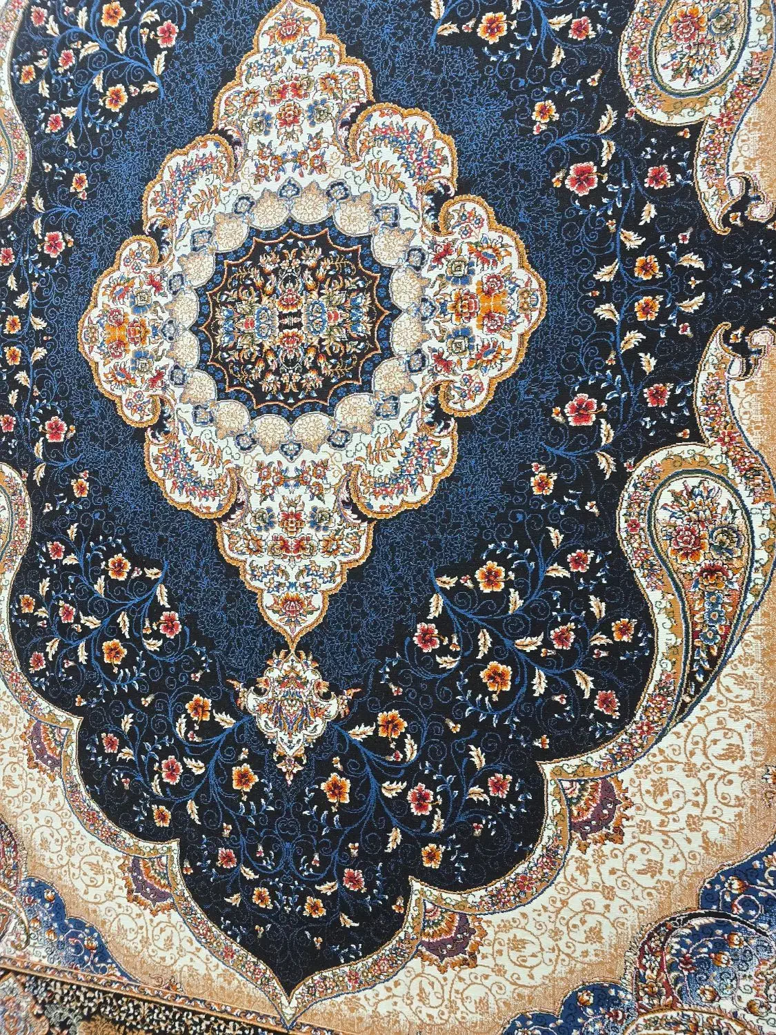 فرش/سوگند سرمه ای 700شانه|فرش|دزفول, |دیوار