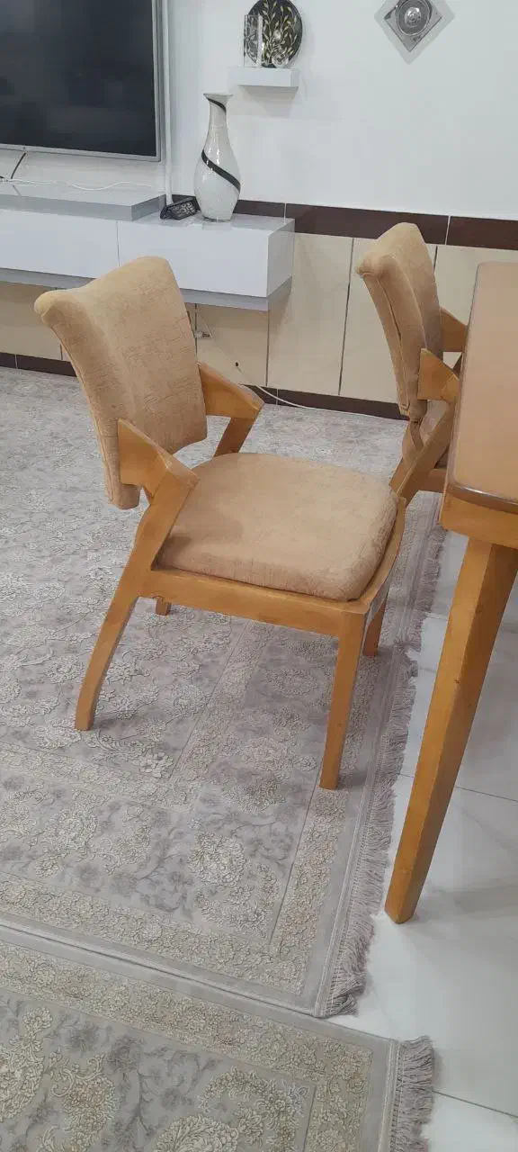 میز غذا خوری 6نفره چوب راش|میز و صندلی غذاخوری|بوکان, |دیوار