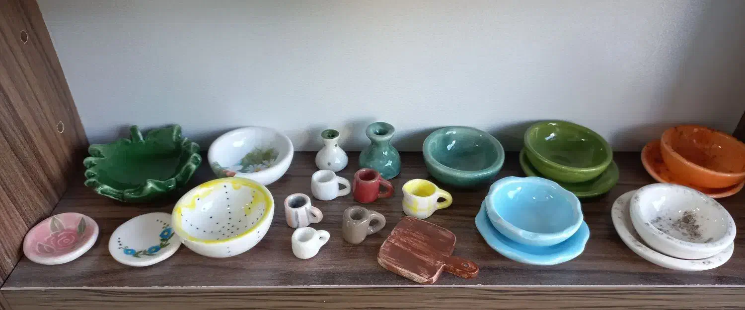 ظروف سرامیکی مینیاتوری عمده|صنایع دستی و سایر لوازم تزئینی|آفتاب, |دیوار