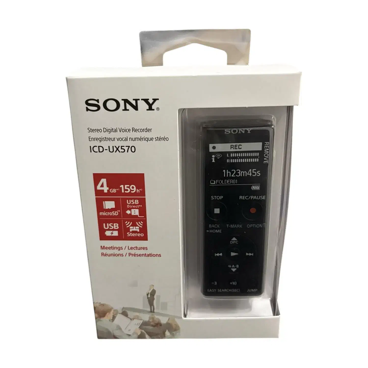 دستگاه ضبط صدا (Voice Recorder) سونی ICD-UX570F|پخش‌کننده همراه|تهران, جردن|دیوار