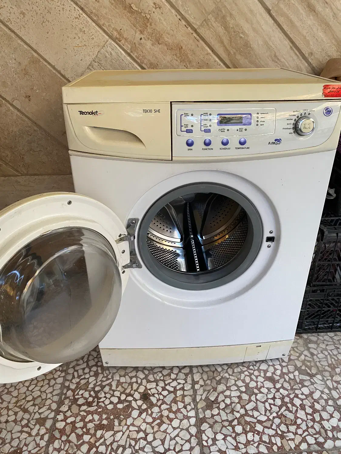 لباس شویی سالم موتور ایتالیایی|ماشین لباسشویی و خشک‌کن لباس|نجف‌آباد, سعدی|دیوار