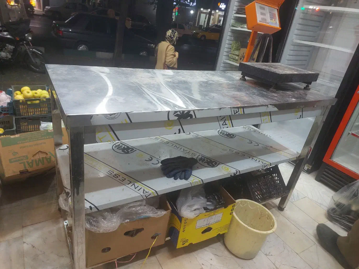 ۳ عدد باهم ۶۵ میلیون و ۱ میز استیل|فروشگاه و مغازه|تهران, دردشت|دیوار