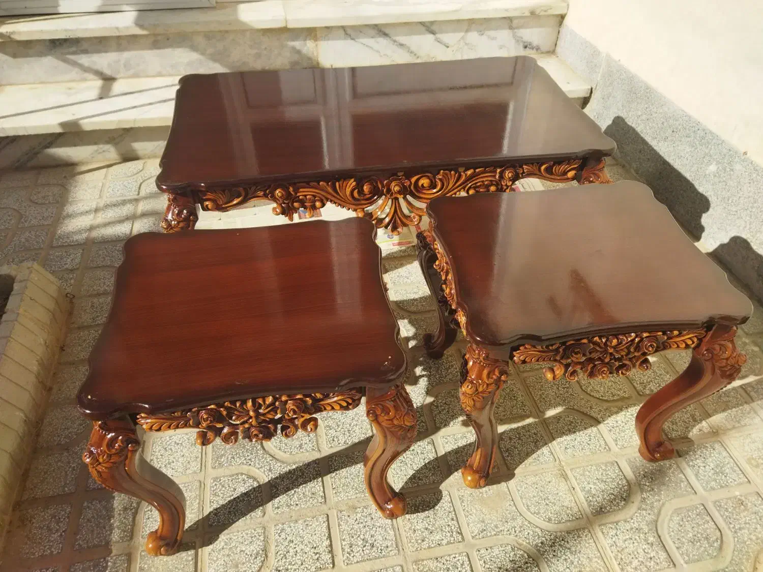 میز  جلو مبلی عسلی سلطنتی|مبلمان خانگی و میز عسلی|قوچان, |دیوار