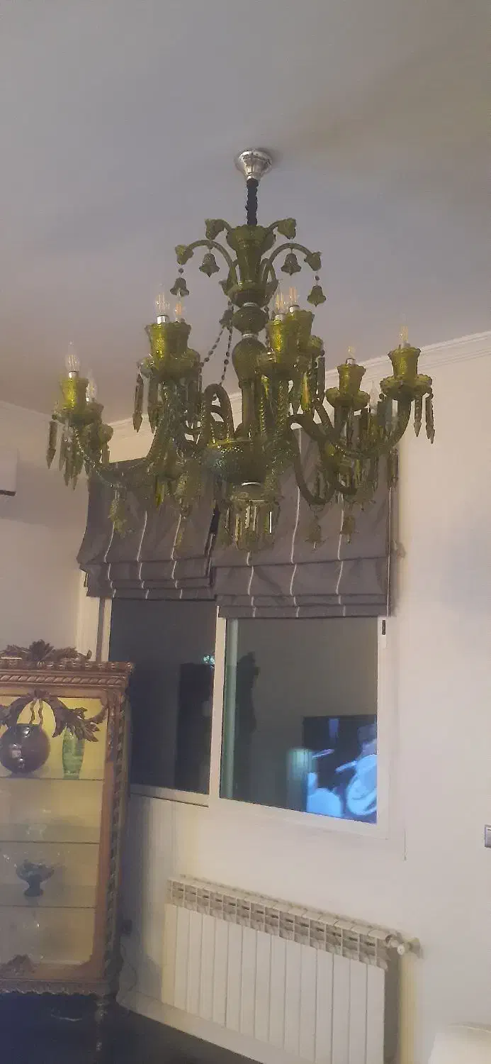 دو عدد لوستر کریستال|لوستر و چراغ آویز|تهران, تجریش|دیوار