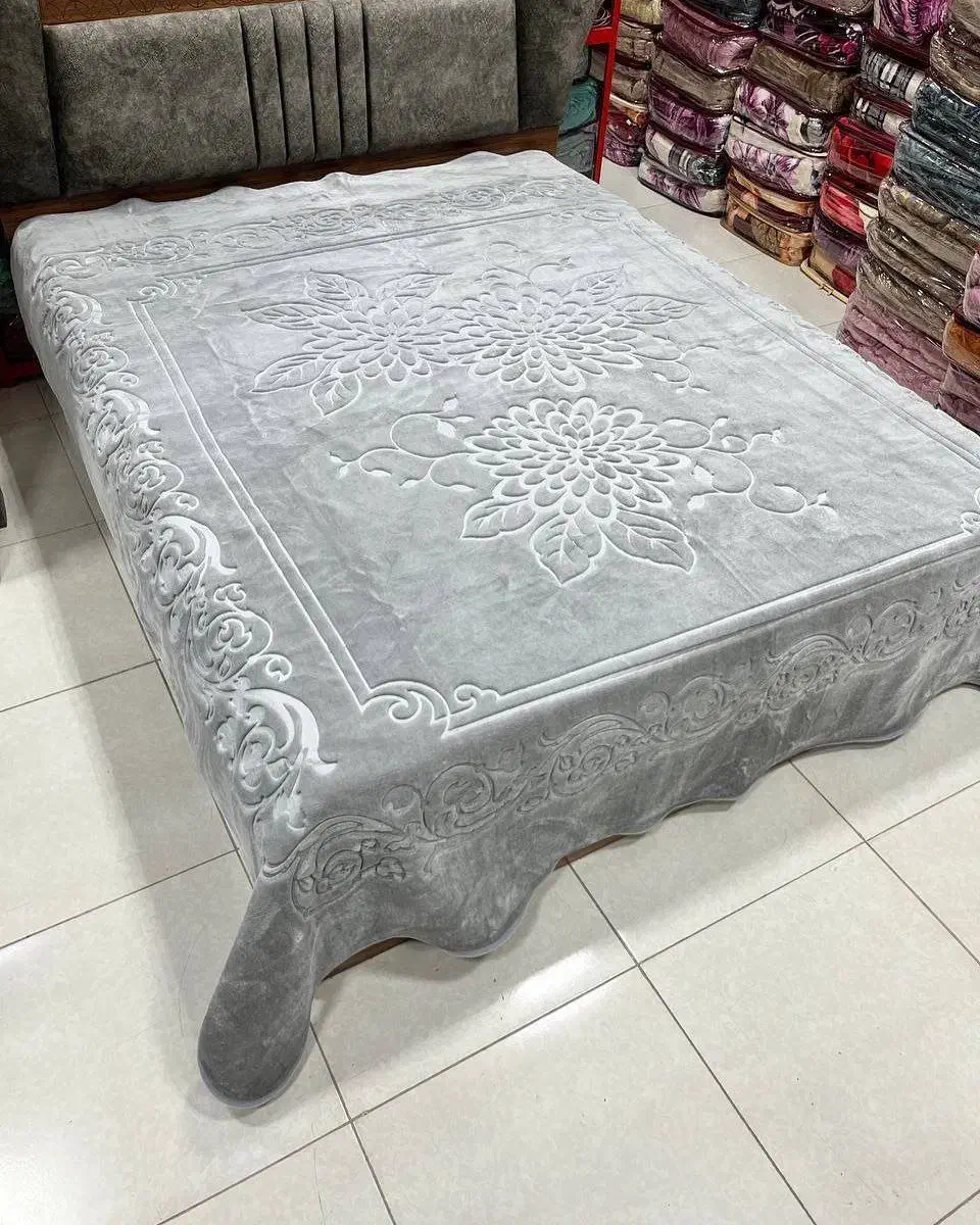 پتو گلبافت|رختخواب، بالش، پتو|بیجار, |دیوار