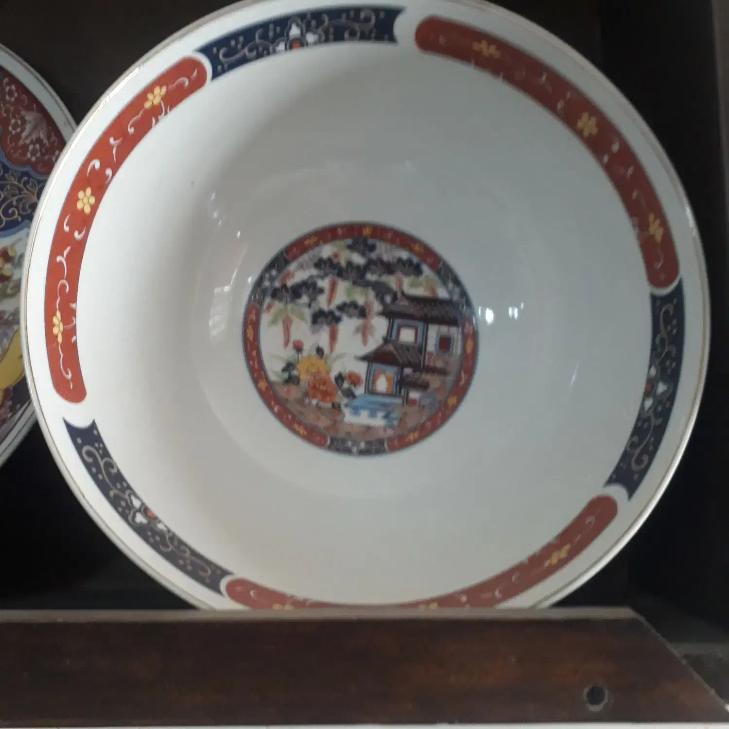 کاسه بشقاب زیرو رو مرغی ژاپنی قدیمی|کلکسیون اشیاء عتیقه|شاهین‌شهر, نبوت|دیوار