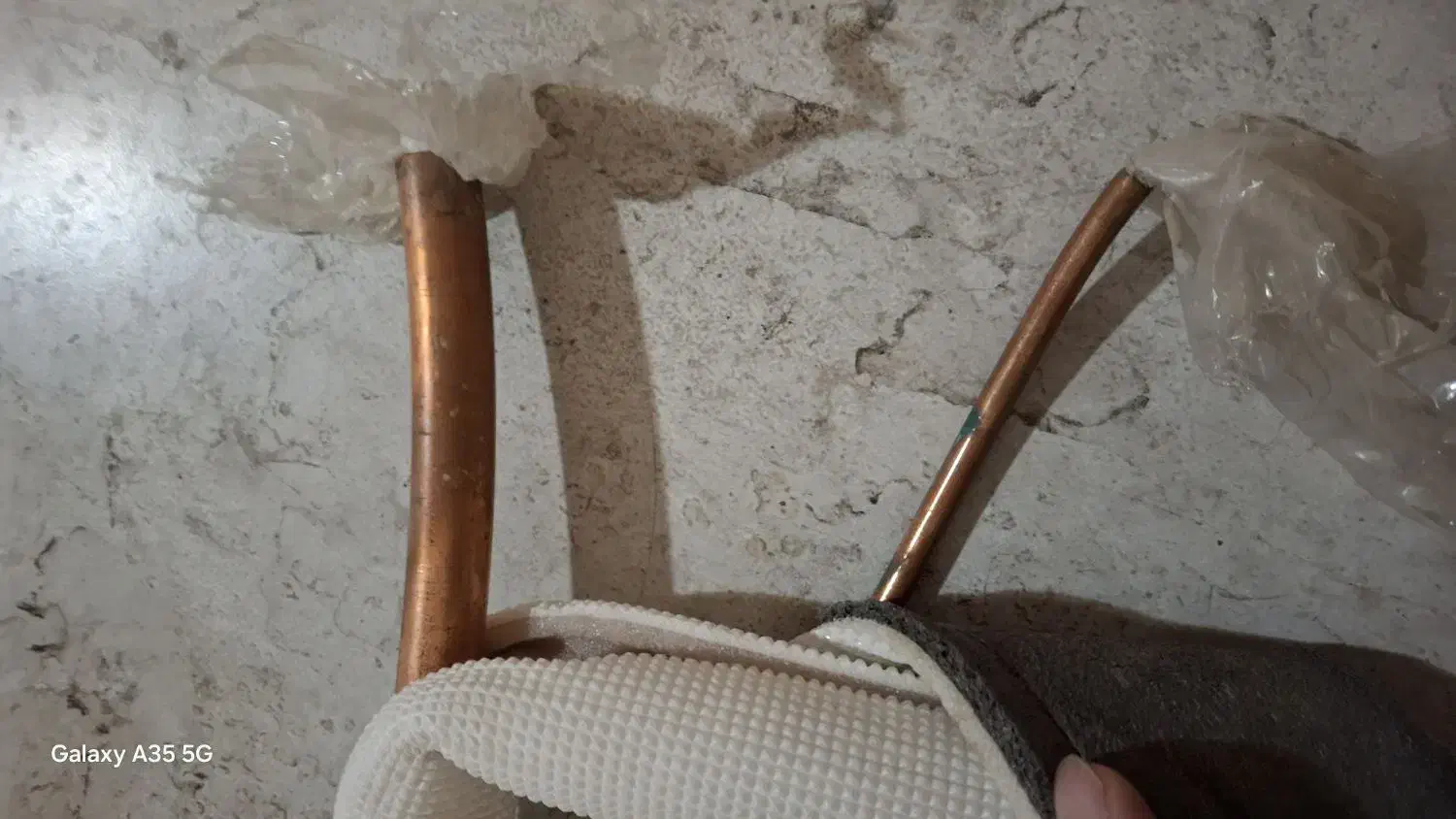 لوله مسی کولر گازی|کولر گازی و فنکوئل|تبریز, |دیوار