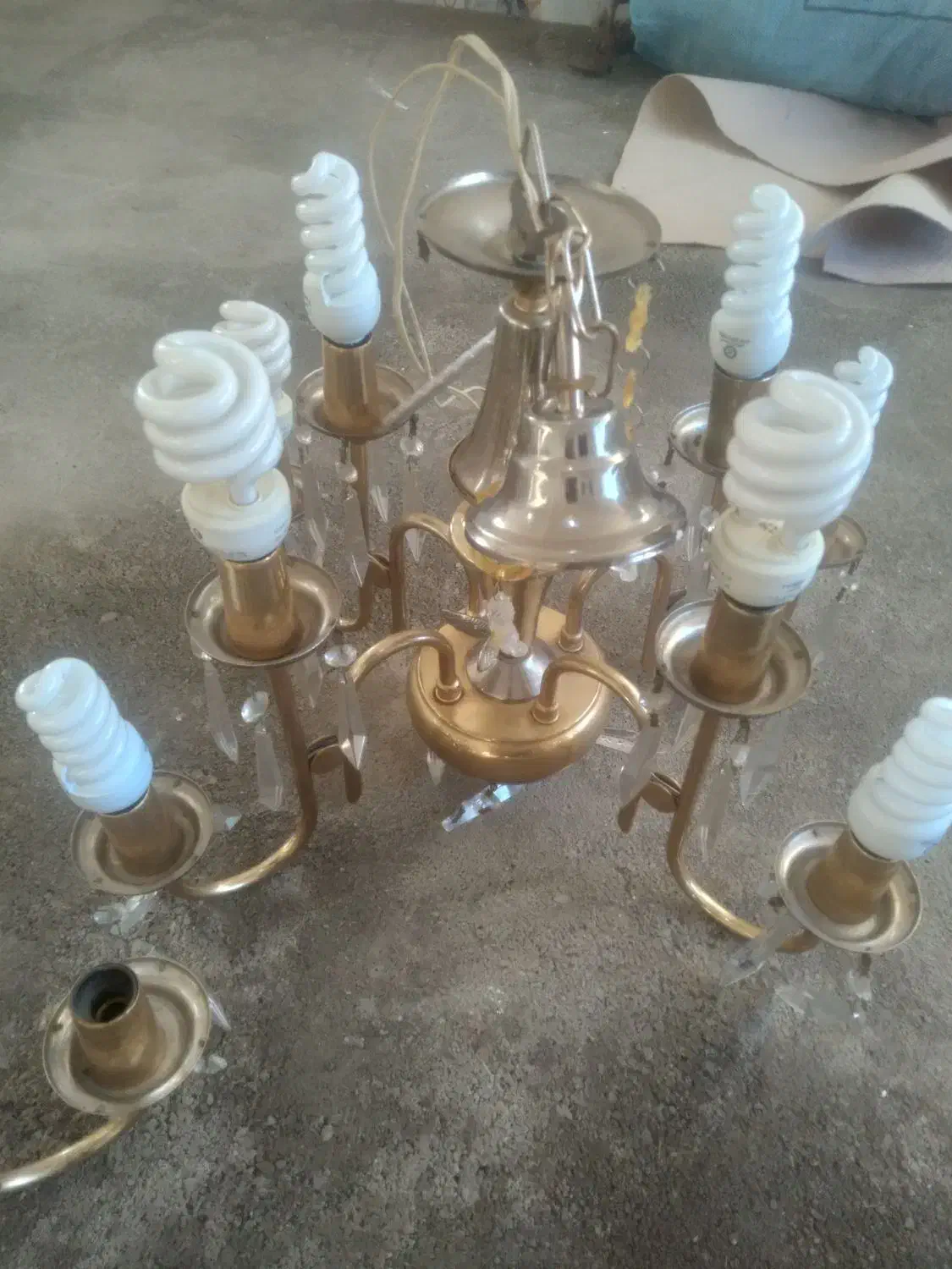 لوستر|لوستر و چراغ آویز|بیجار, |دیوار