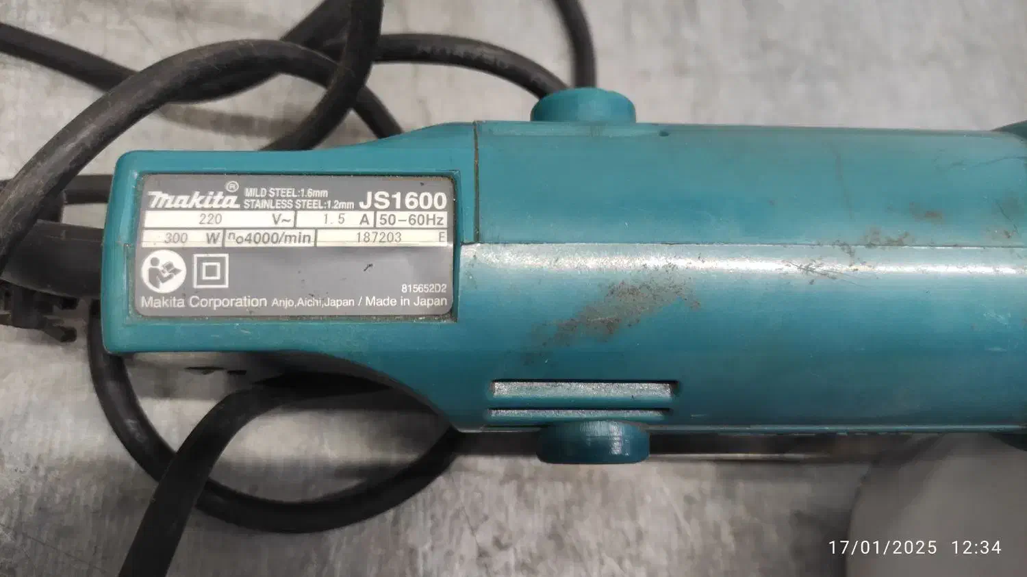 قیچی برقی فلز بر ماکیتا اصل ژاپن SJ 1600|ابزارآلات|فولادشهر, B4|دیوار