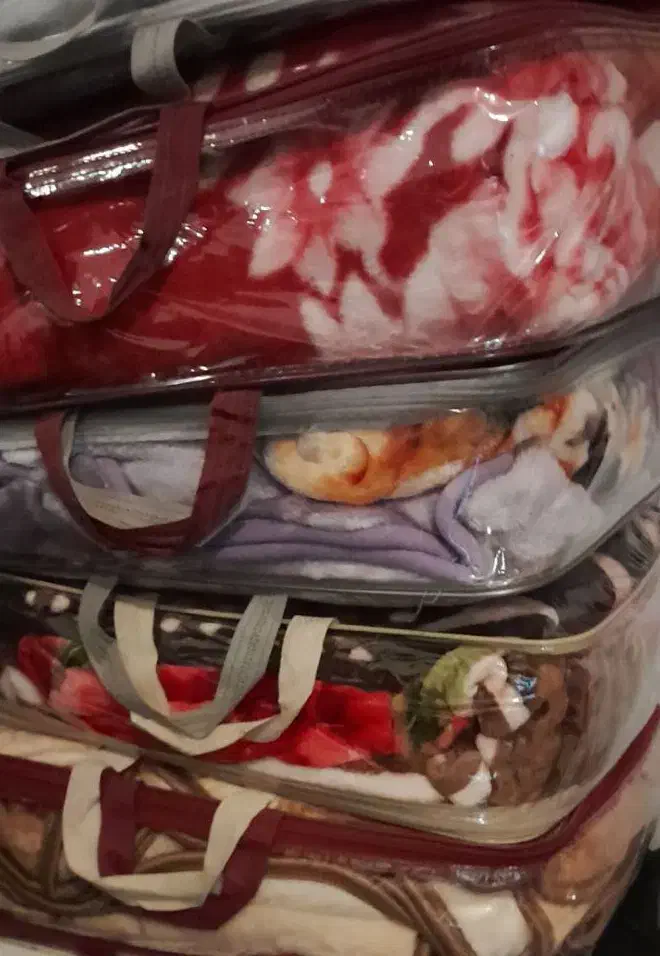 پتو 2 نفره گل بافت|رختخواب، بالش، پتو|گرگان, |دیوار