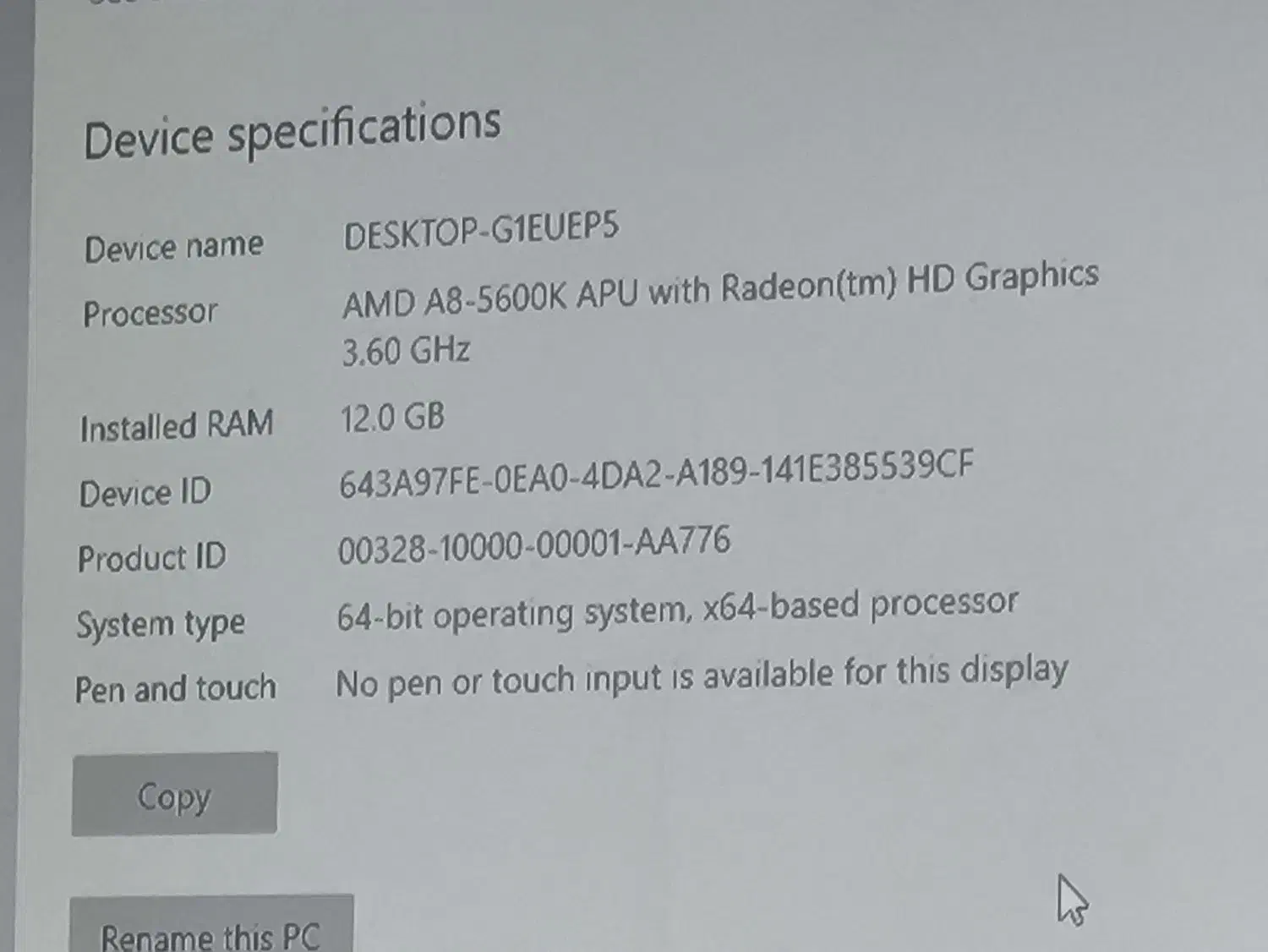 کیس گیمینگ A8 5600K رام 12gig گرافیک 8gig شیر|رایانه رومیزی|اهواز, منازل سپاه|دیوار