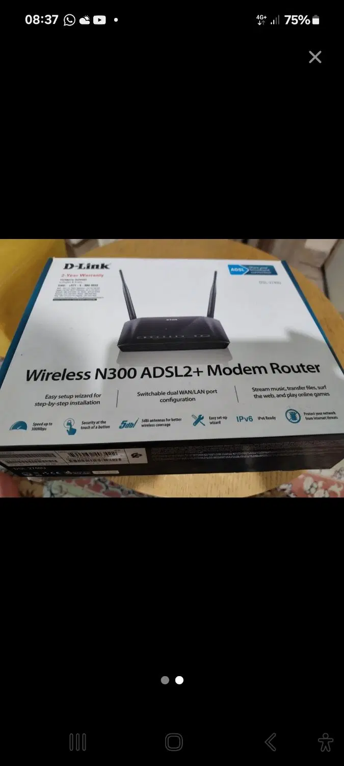 D-Link 2740U Wireless N300|مودم و تجهیزات شبکه|کرمان, |دیوار