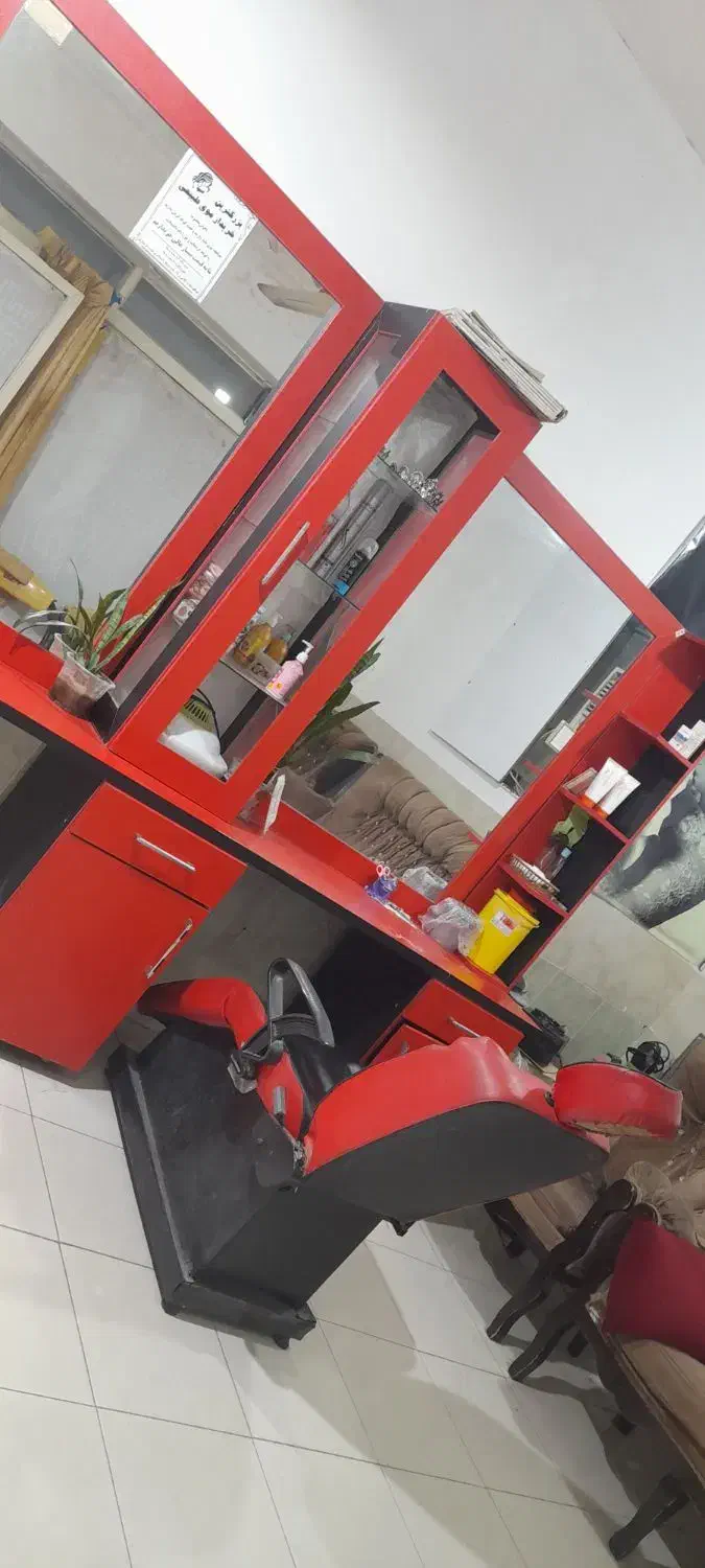 آینه ودکورسالن|آرایشگاه و سالنهای زیبایی|فراغی, |دیوار