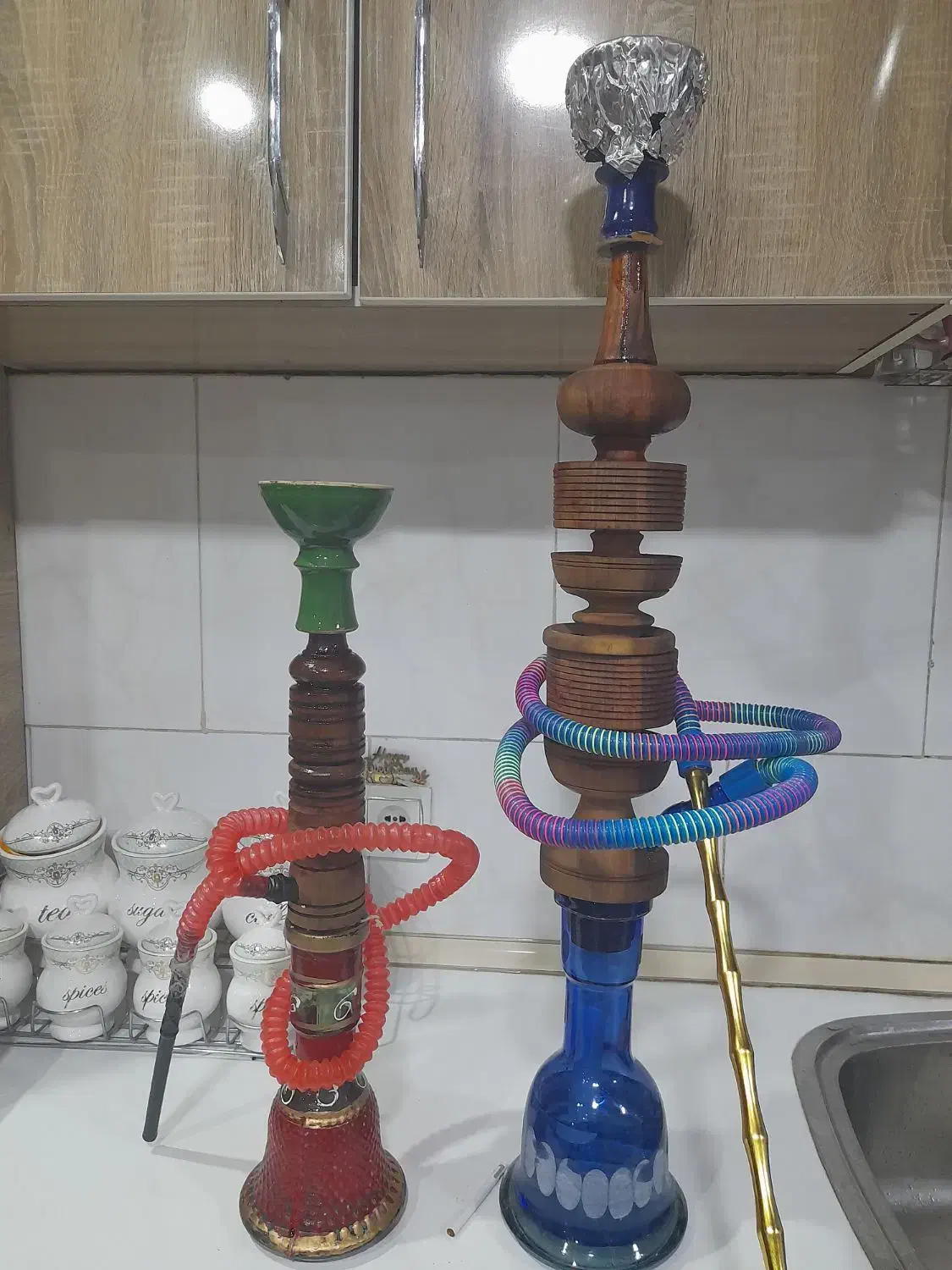 قلیان معاوضه با قلیان عربی فقط|کلکسیون و سرگرمی|نقده, |دیوار