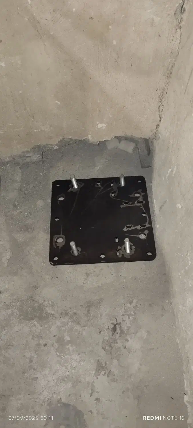 کاشت میلگرد بولت نصب صفحه پلیت تضمینی|خدمات پیشه و مهارت|اسلامشهر, زرافشان|دیوار