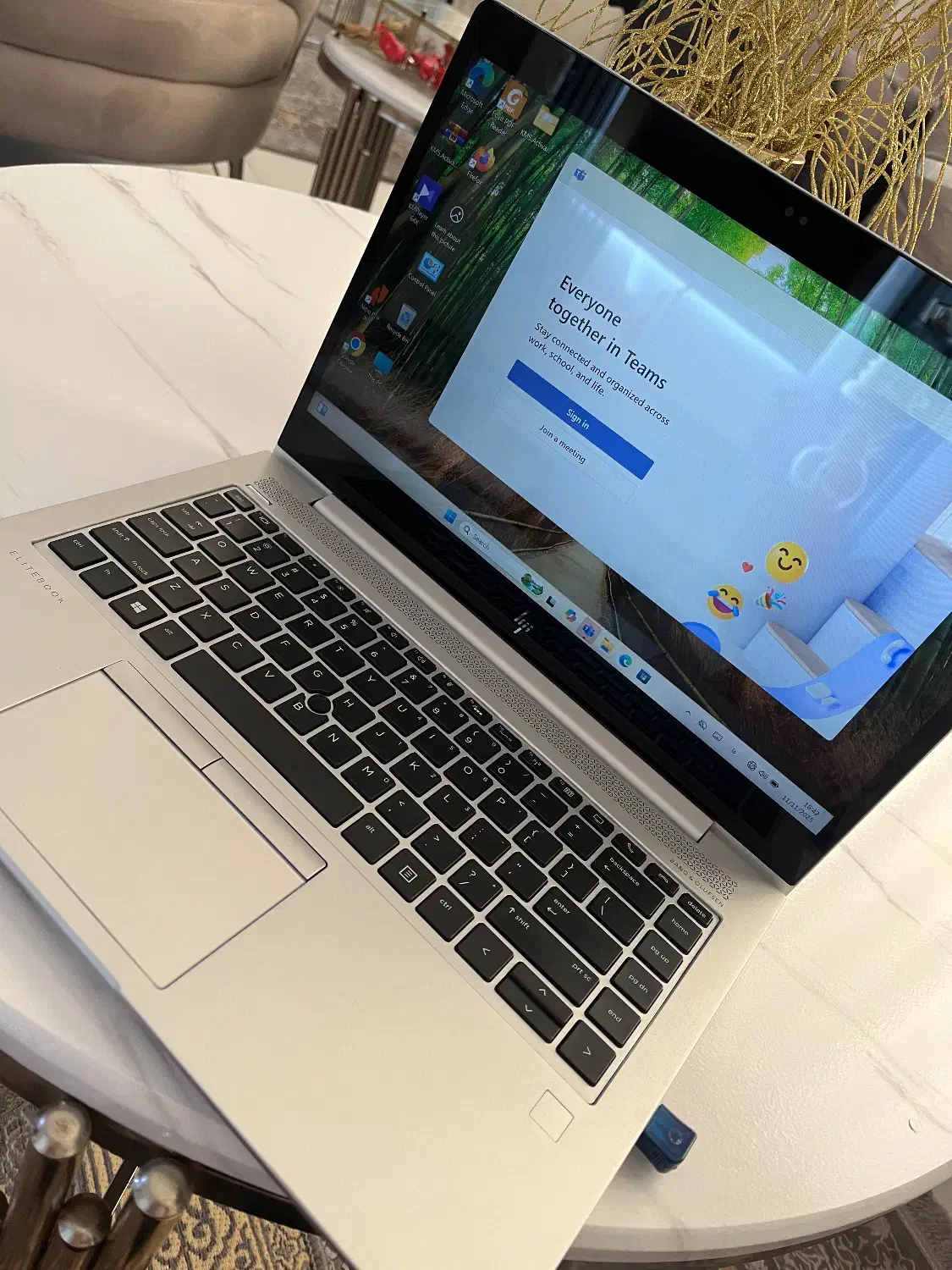 لپ  تاب hpصفحه لمسیelite book|رایانه همراه|خرم‌آباد, |دیوار