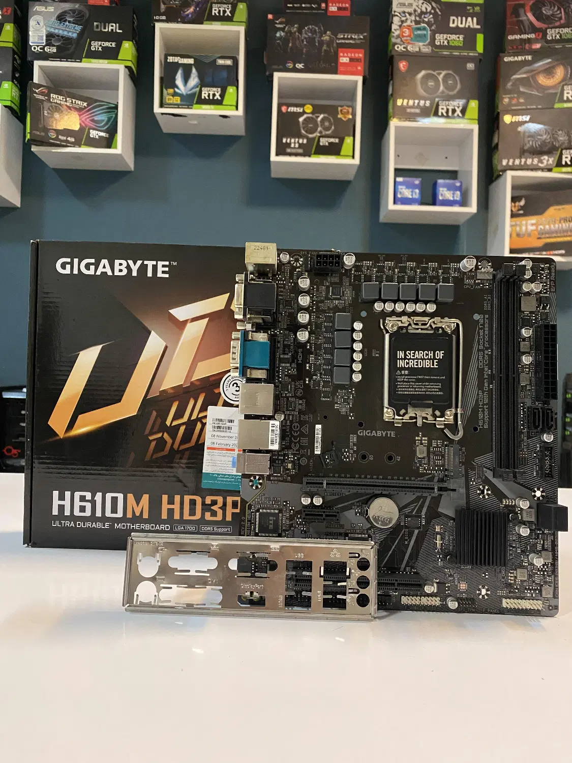 باندل H610 DDR5 همراه I3 12100F همراه جعبه|قطعات و لوازم جانبی رایانه|مشهد, راهنمایی|دیوار