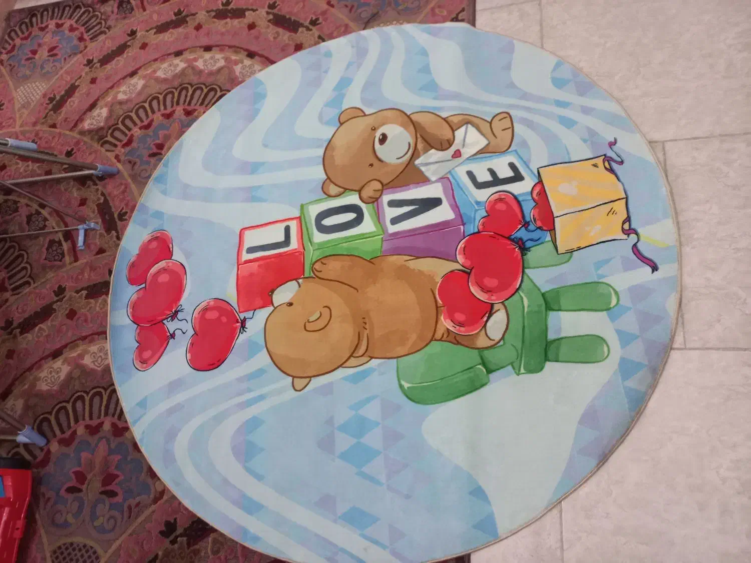 فرش کودک با قطر ۱ونیم|فرش|ساری, |دیوار