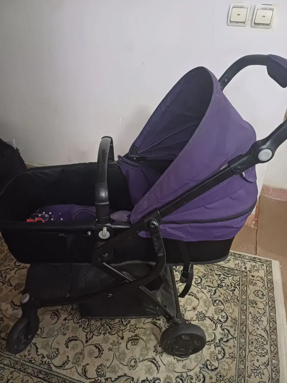 ست کامل کالسکه خارجی مارک گودبیبی|کالسکه و لوازم جانبی|اصفهان, کوی شهید کشوری|دیوار