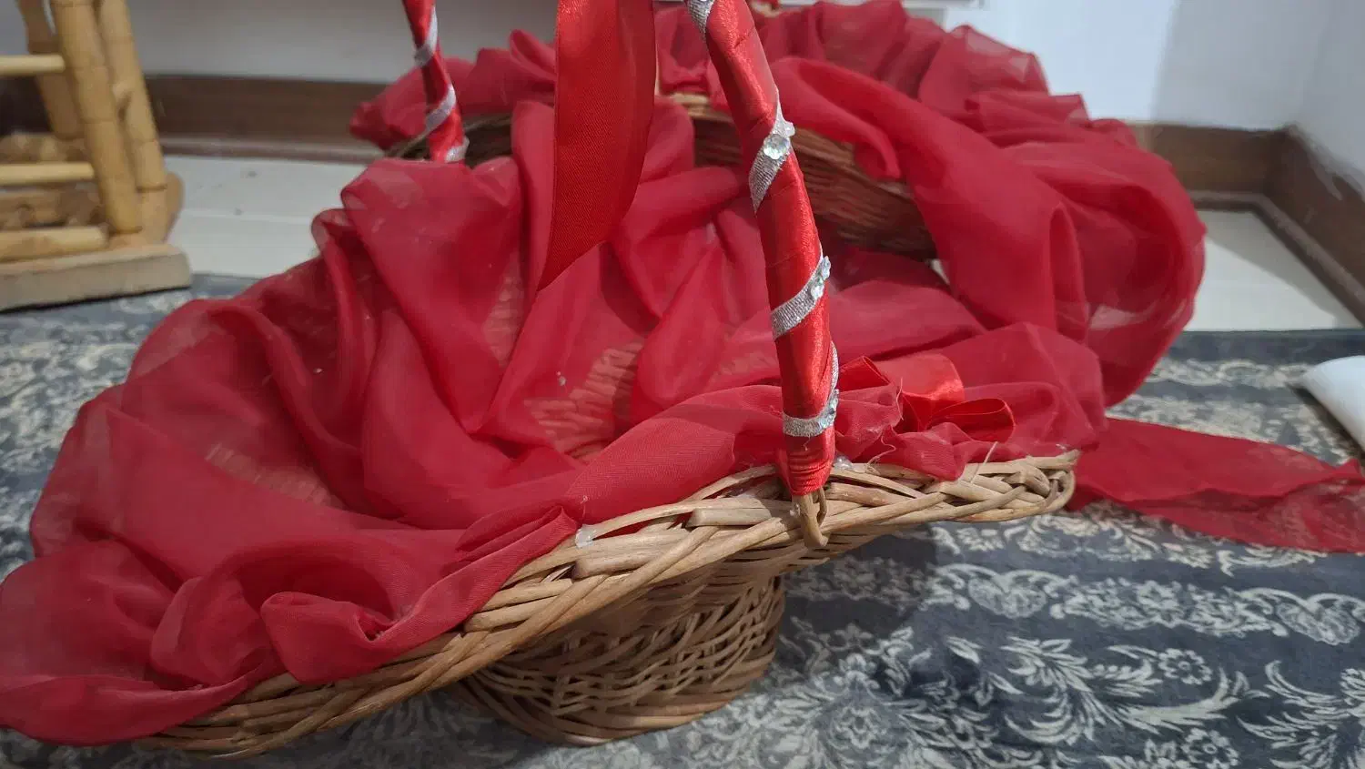 سبد های حصیری عروس یلدایی دیزاین|صنایع دستی و سایر لوازم تزئینی|قم, شاه سید علی|دیوار