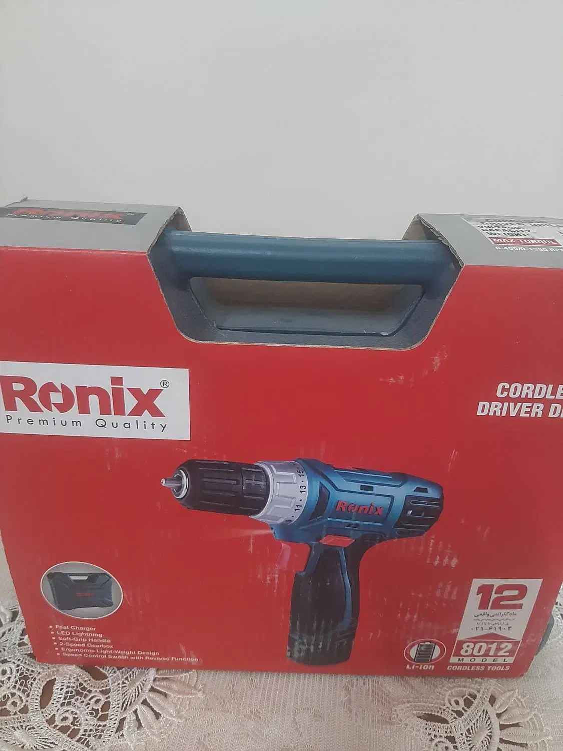 دریل شارژی ۸۰۱۲ رونیکس|ابزارآلات|تهران, سبلان (لشگر)|دیوار