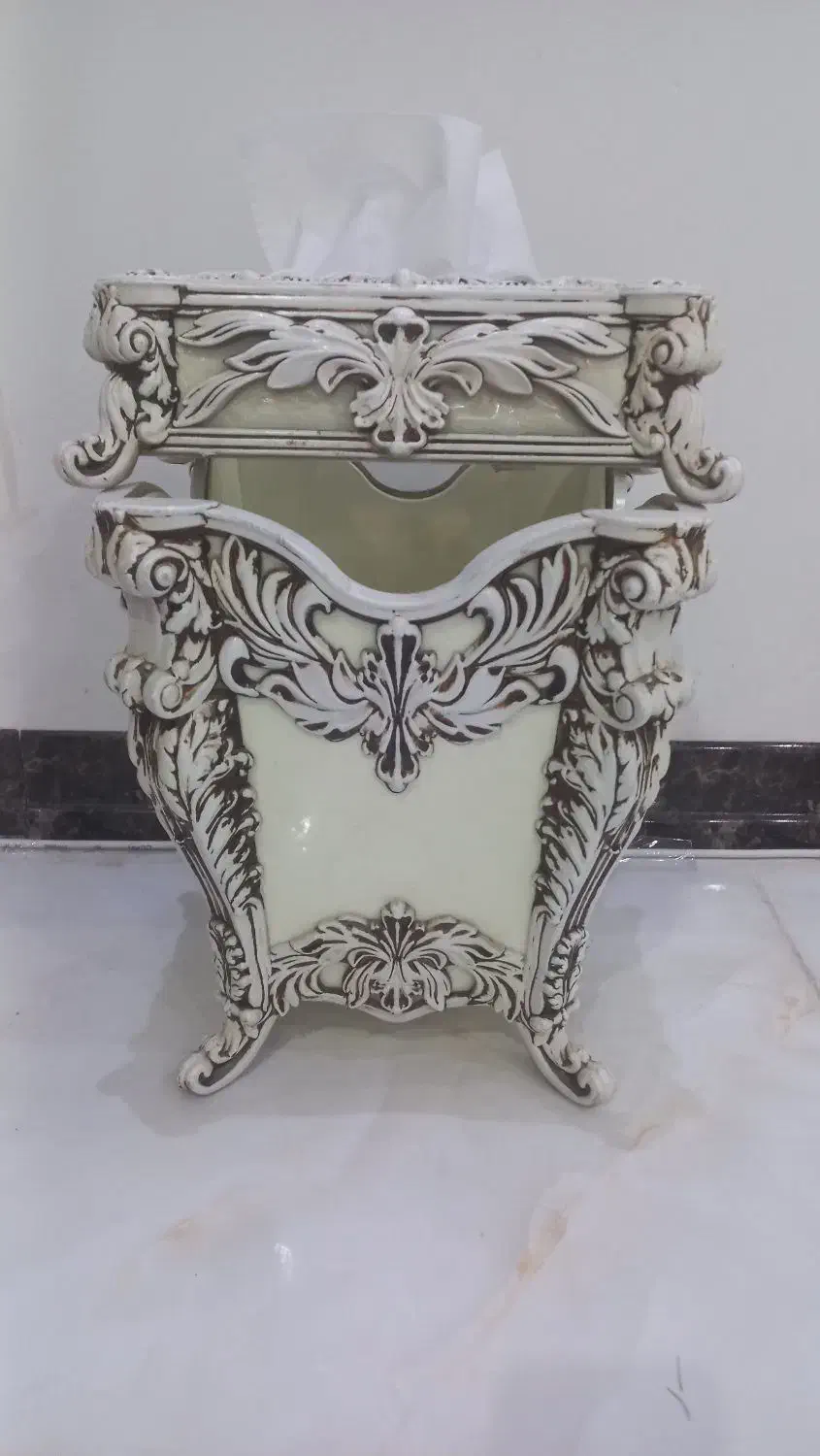 ست جا دستمال و سطل زباله|صنایع دستی و سایر لوازم تزئینی|اهواز, کوروش|دیوار
