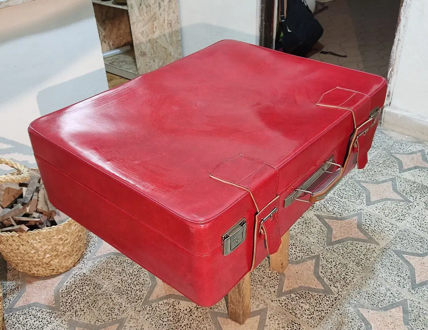 سه عدد چمدان پهلوی بسیار تمیز|کیف، کفش، کمربند|رشت, چله خانه|دیوار