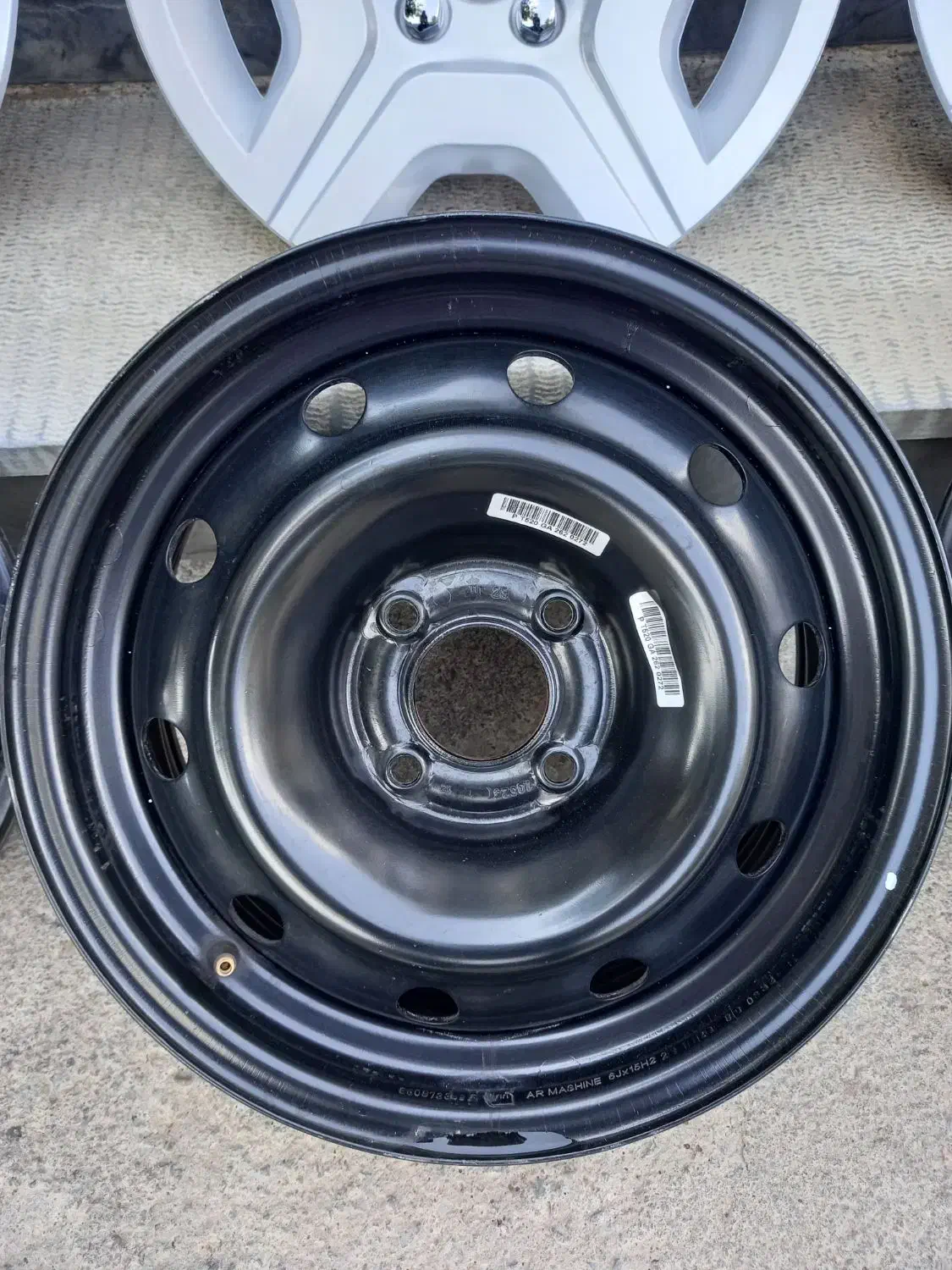 رینگ و قالپاق سایز ۱۵ صفر درحد نو|قطعات یدکی و لوازم جانبی|نیر (اردبیل), |دیوار