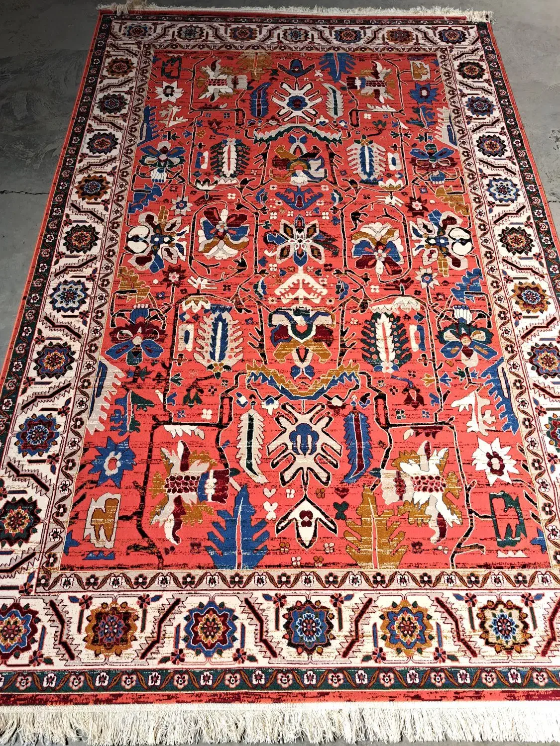 فرش ستاره کویریزد سلطان آباد طرح قشقایی|فرش|تهران, دبستان|دیوار