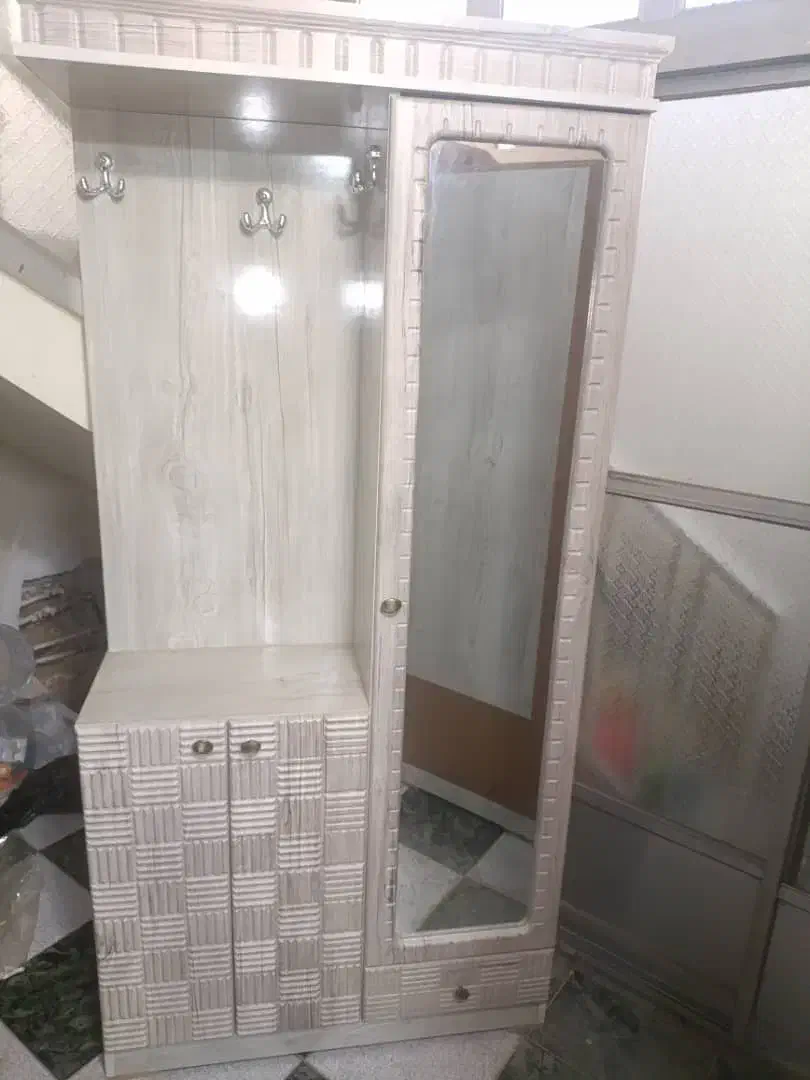 کمد جاکفشی و چوبلباسی MDF وکیوم عرض90|جاکفشی، کمد، دراور|شیراز, ارم|دیوار