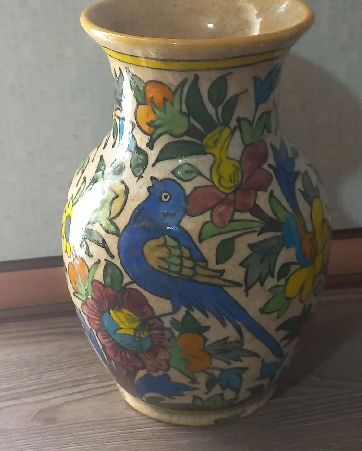 خمره هایی قدیمی.رنگ و لعاب طبیعی|کلکسیون اشیاء عتیقه|گلپایگان, |دیوار