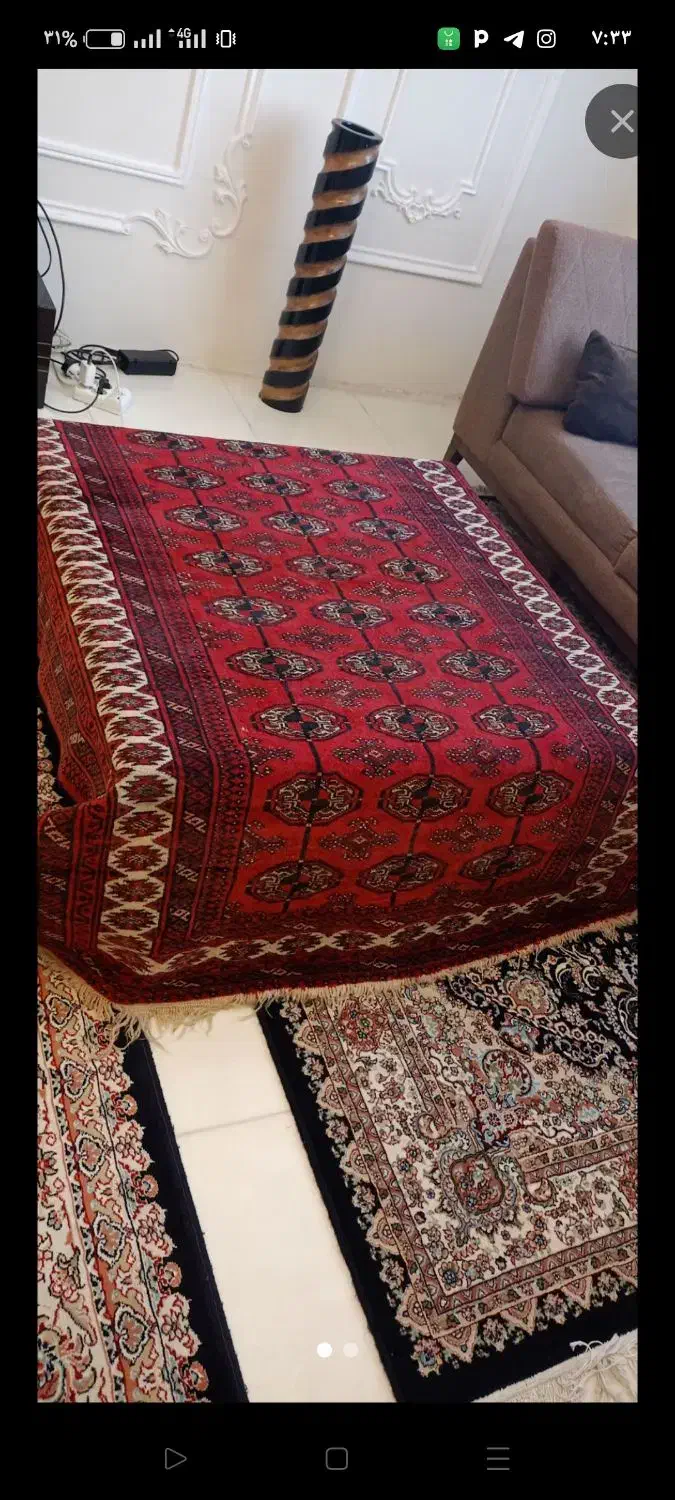 فرش دست بافت|فرش|مشهد, هنرور|دیوار