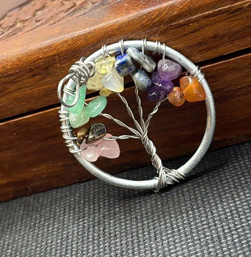 آویزِ گوهرسنگِ هفت چاکرا|جواهرات|ورامین, ورامین|دیوار