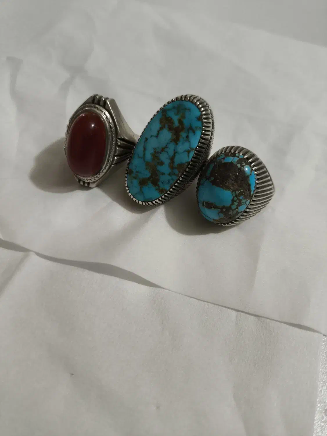 انگشتر نقره|کلکسیون اشیاء عتیقه|جعفرآباد, |دیوار