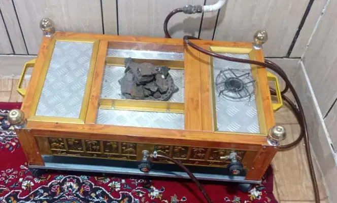 منقل خلیجی دوشعله درحد نو|ظروف پخت‌وپز|اهواز, گلدشت|دیوار