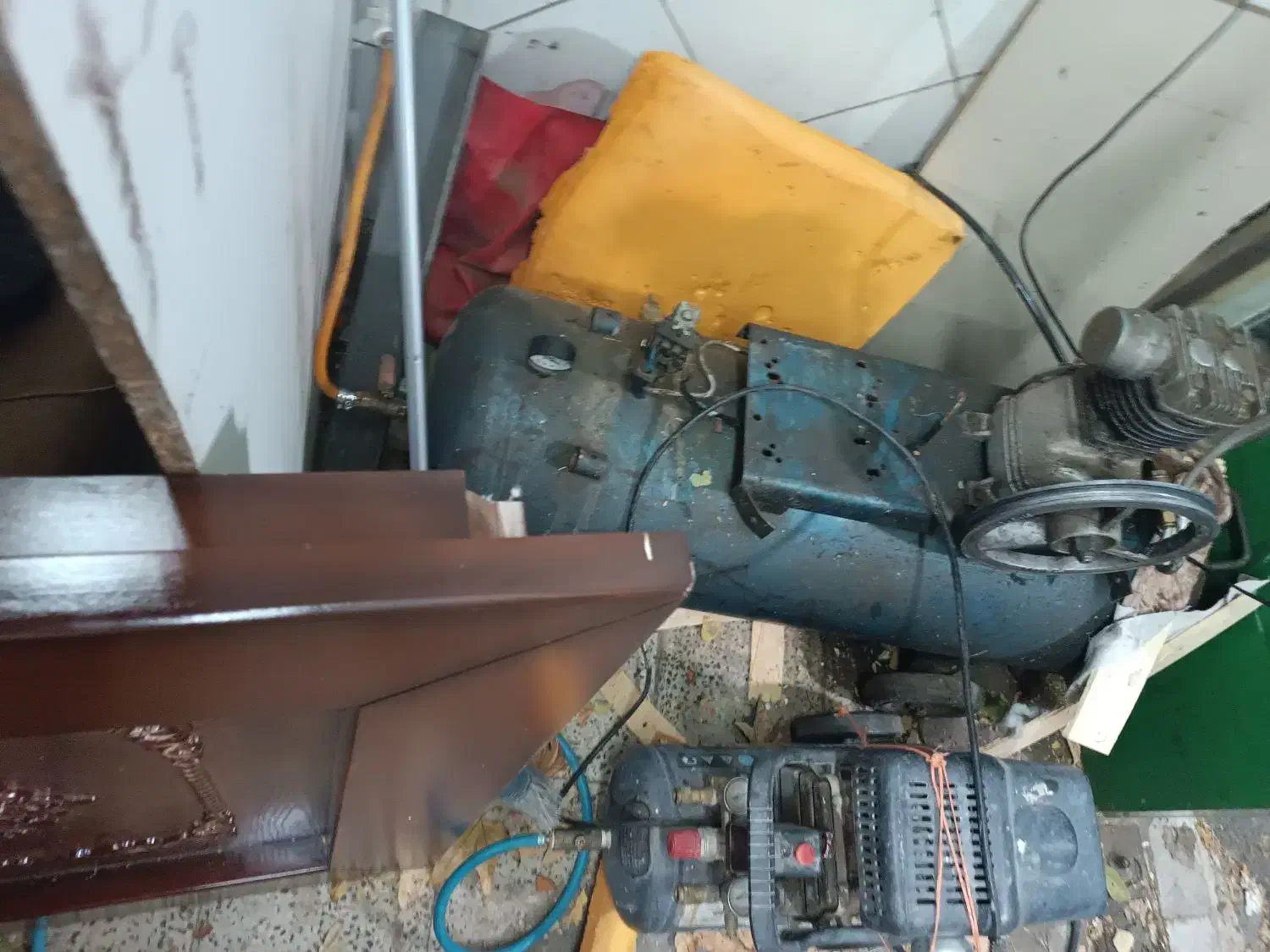 پمپ ۱۵۰ لیتری باد سالم بشرط|ابزارآلات|شازند, |دیوار