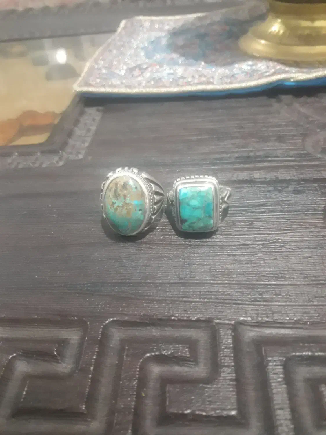 انگشتر فیروزه اصل نیشاپور قدمت بالای ۷۰ سال|جواهرات|کوهدشت, |دیوار