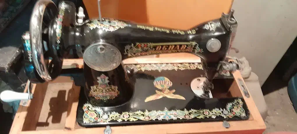 چرخ خیاطی ژاپنی عتیقه|چرخ خیاطی و ریسندگی|شاهین‌شهر, سعدی جنوبی|دیوار