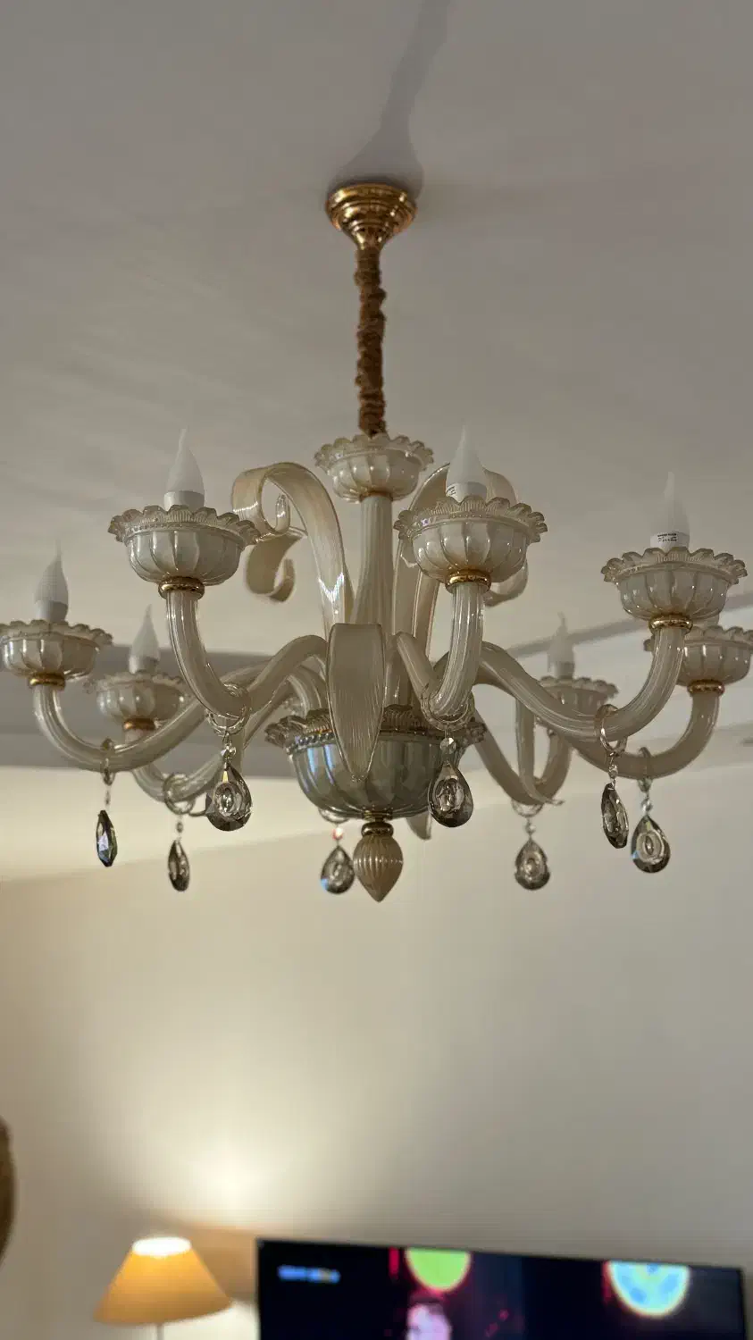 لوستر کلاسیک|لوستر و چراغ آویز|گنبد کاووس, |دیوار