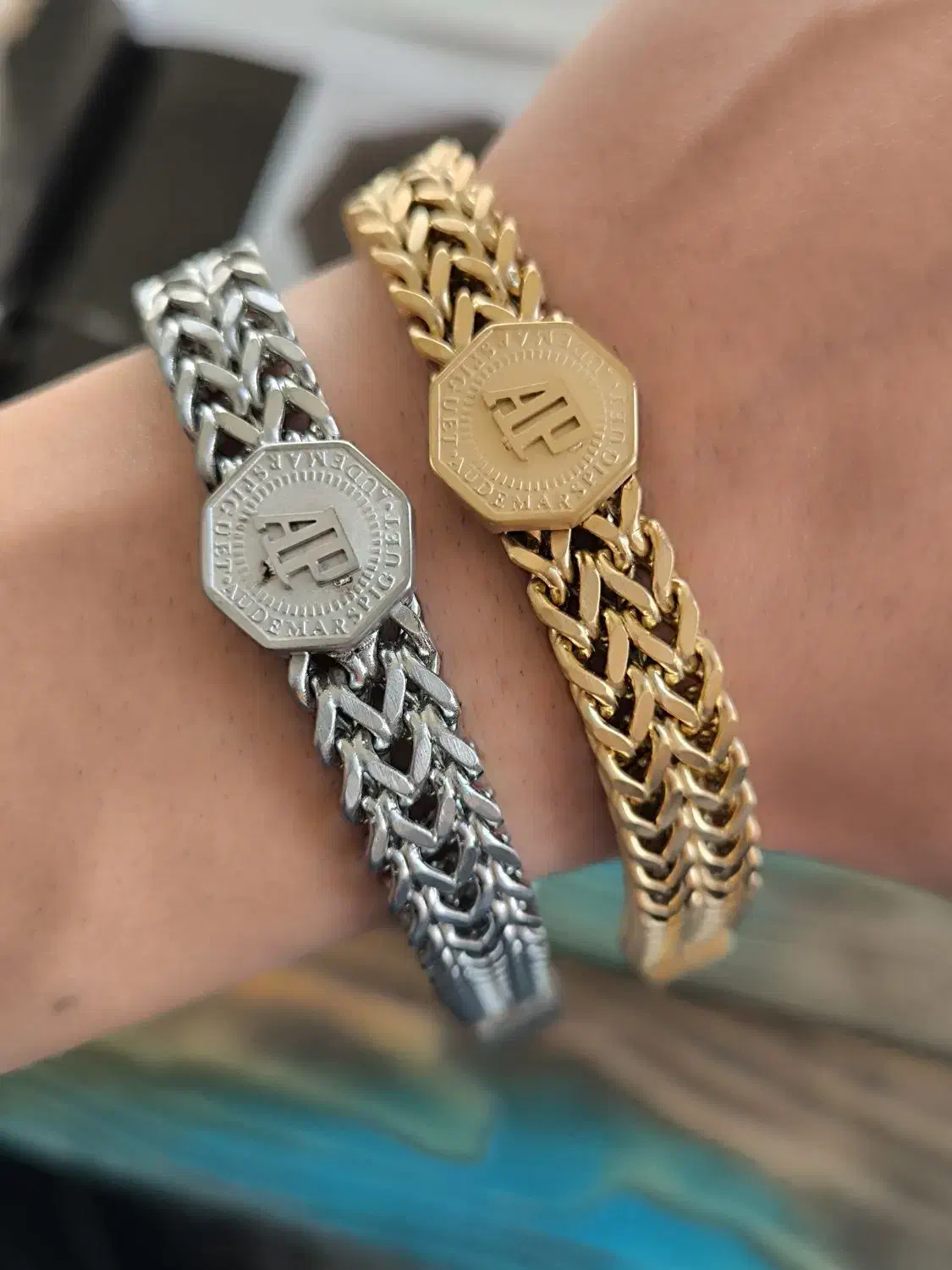 دستبند بافت مردانه استیل مارک AP 5706505487|بدلیجات|تبریز, |دیوار