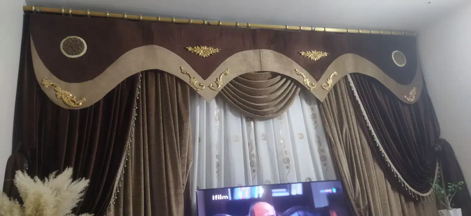 فروش پرده|پرده، رانر، رومیزی|فولادشهر, مسکن مهر فولادشهر|دیوار