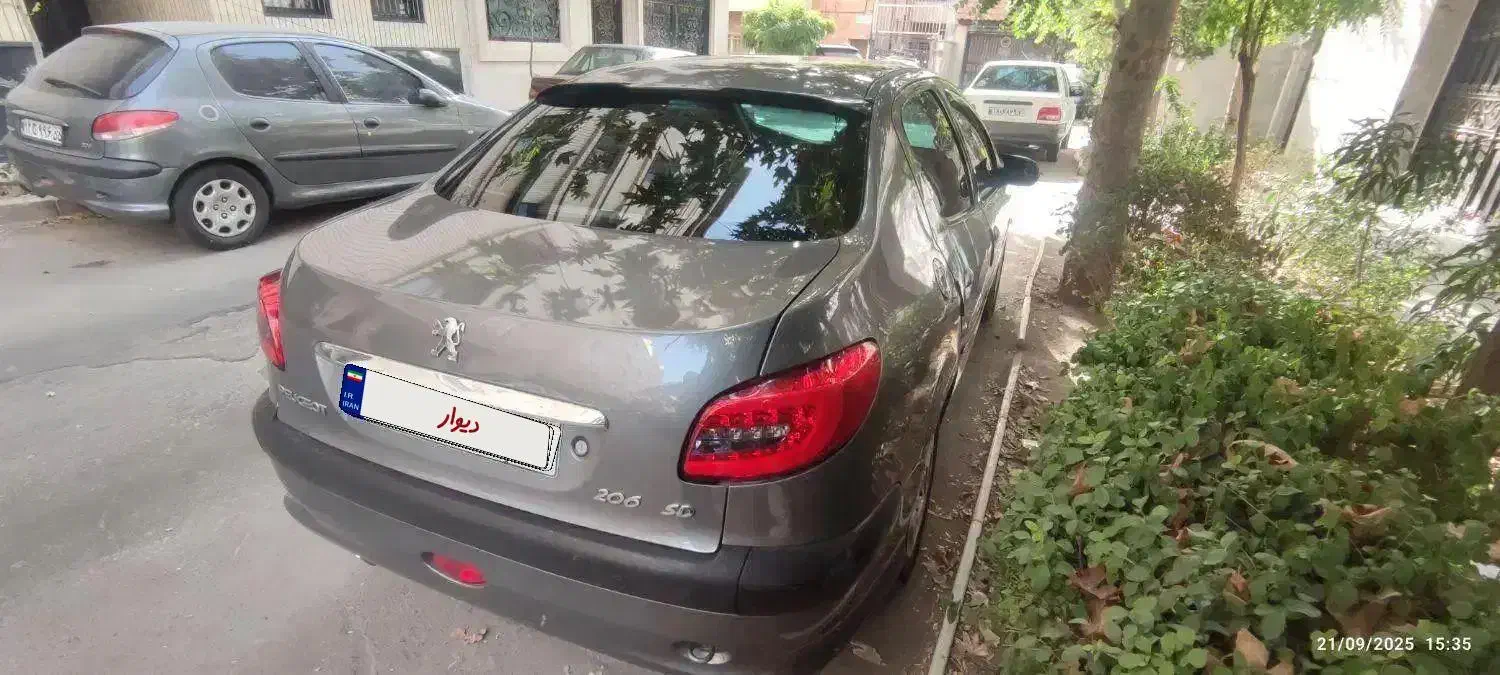 206sd V8 مدل۹۴ بیرنگ بدون ضربه خطوخش جزئی لوازمی|خودرو سواری و وانت|تهران, قبا|دیوار