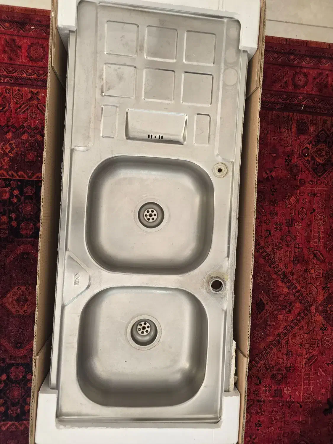 سینک ظرف شویی دو قلو سالم|مصالح و تجهیزات ساختمان|شاهین‌شهر, طالقانی|دیوار