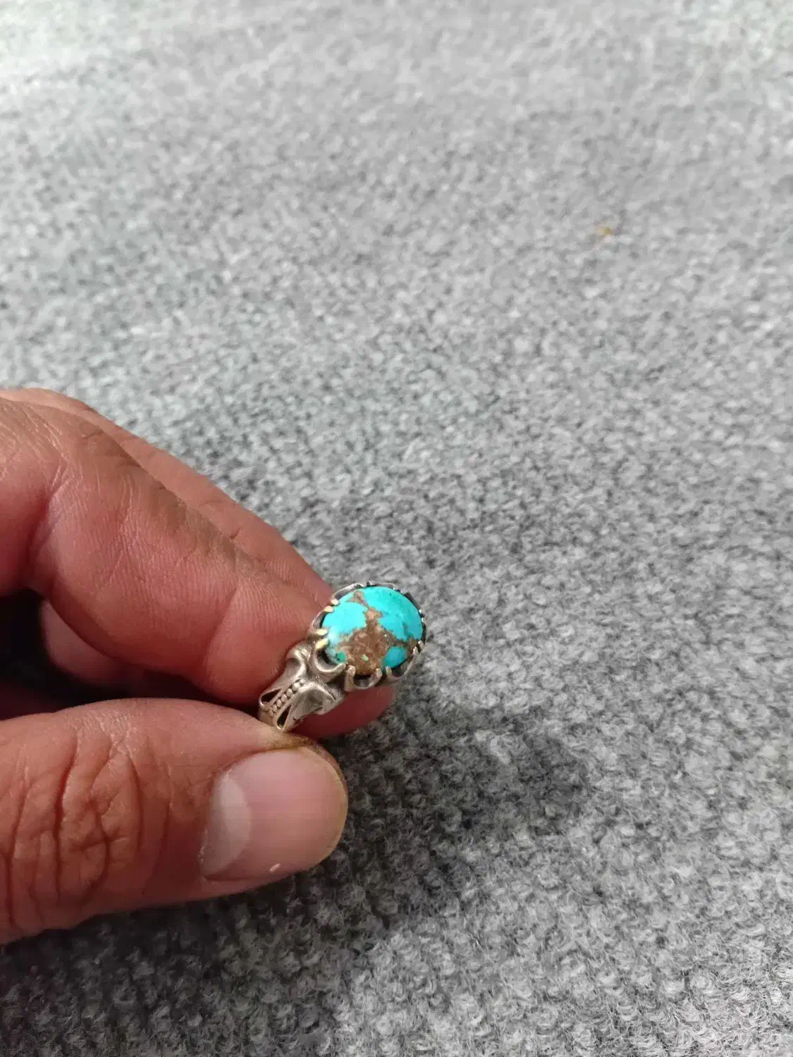 انگشتر فیروزه اصل|جواهرات|قرچک, مهدیه|دیوار