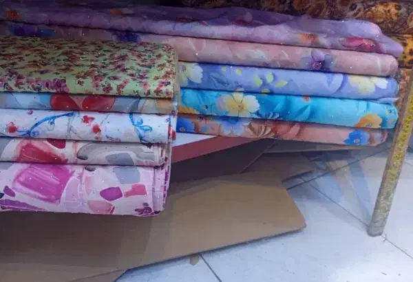 پارچه پیراهنی فول نگین قیمت مناسب|لباس|میناب, |دیوار