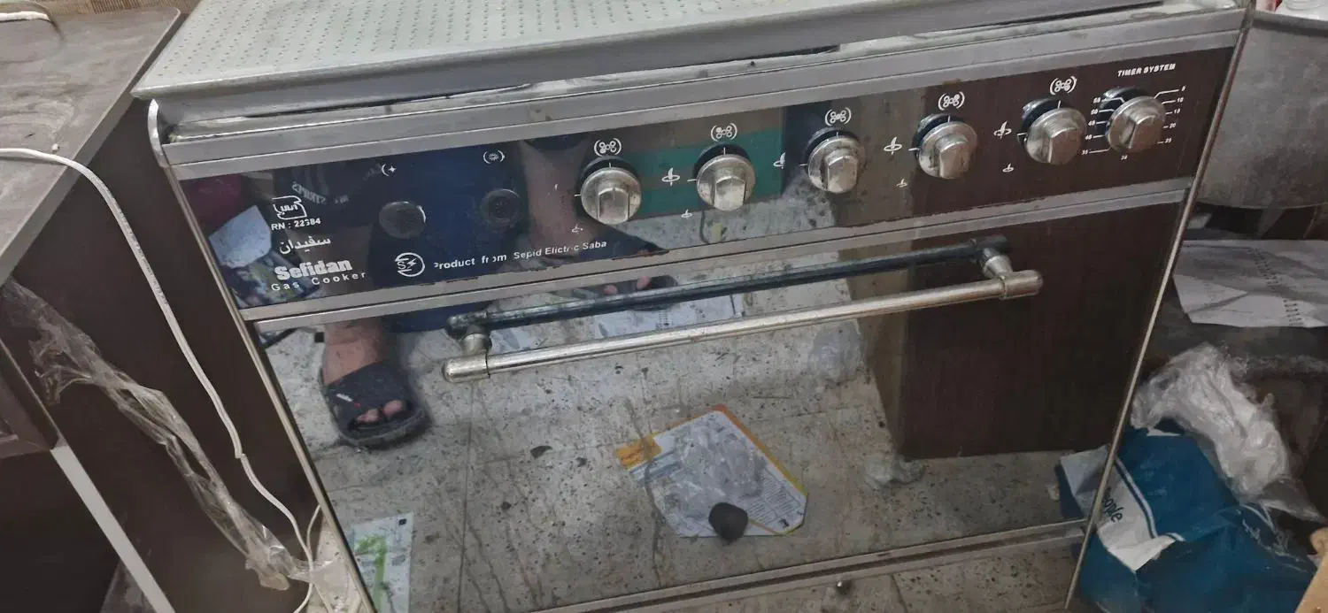 گاز پنچ شعله طرح فر|اجاق گاز و لوازم برقی پختوپز|شاندیز, |دیوار